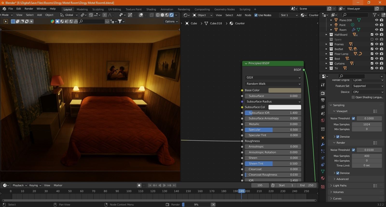 Motel Room 108 3D model_17