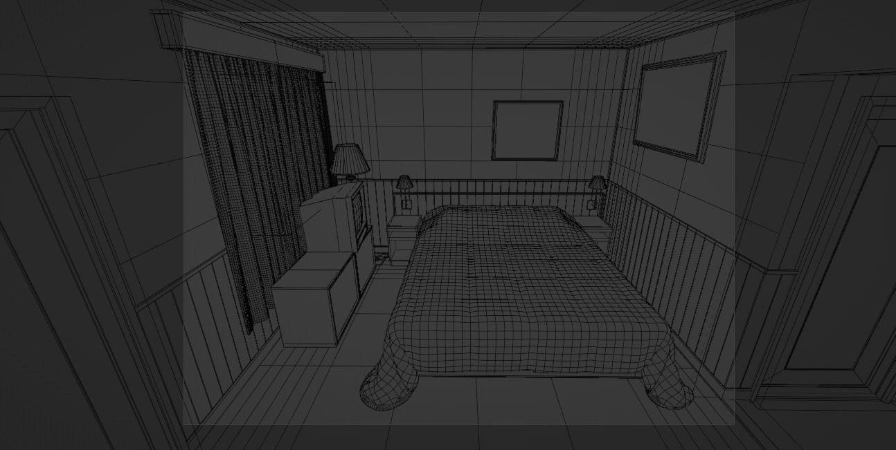 Motel Room 108 3D model_8