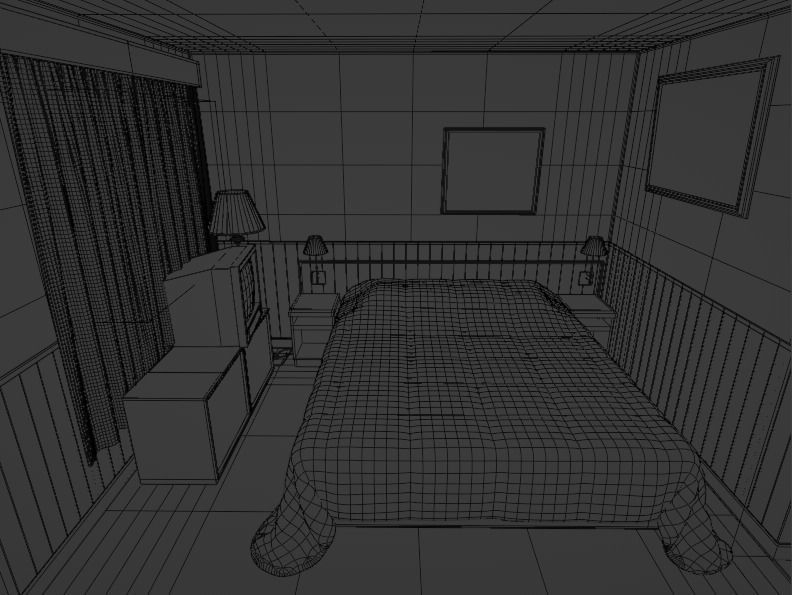 Motel Room 108 3D model_9
