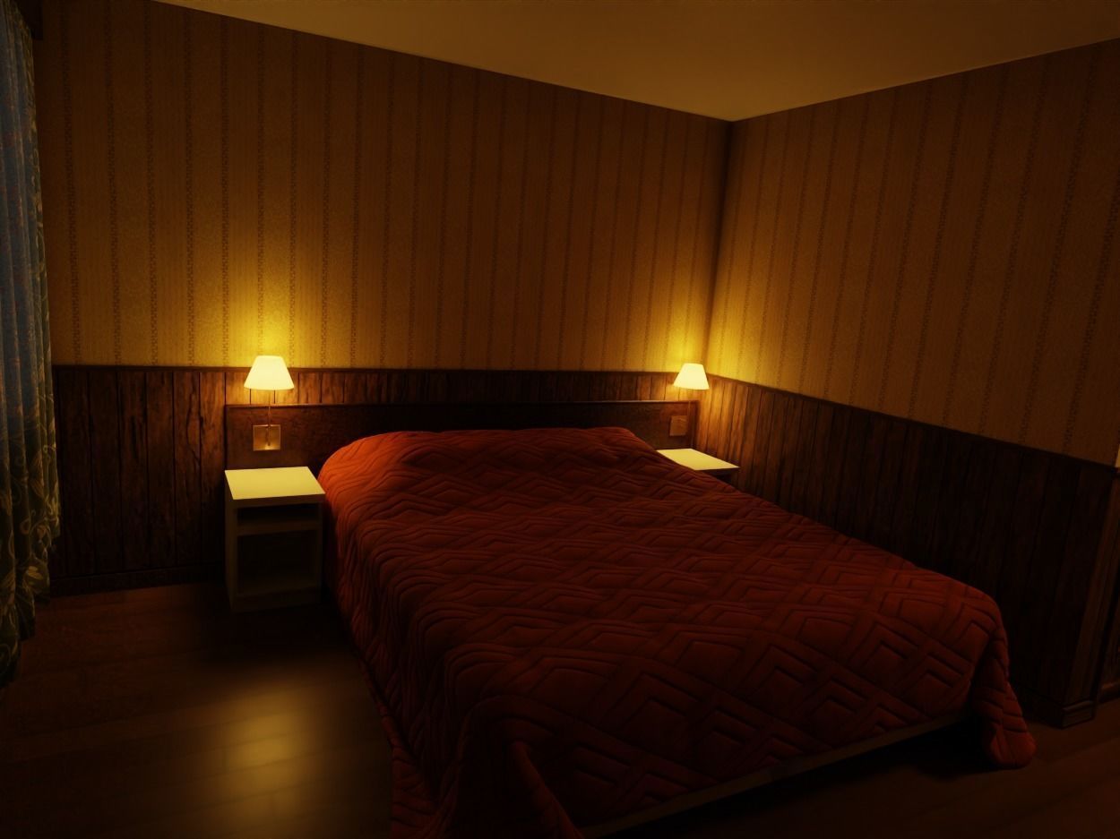 Motel Room 108 3D model_6