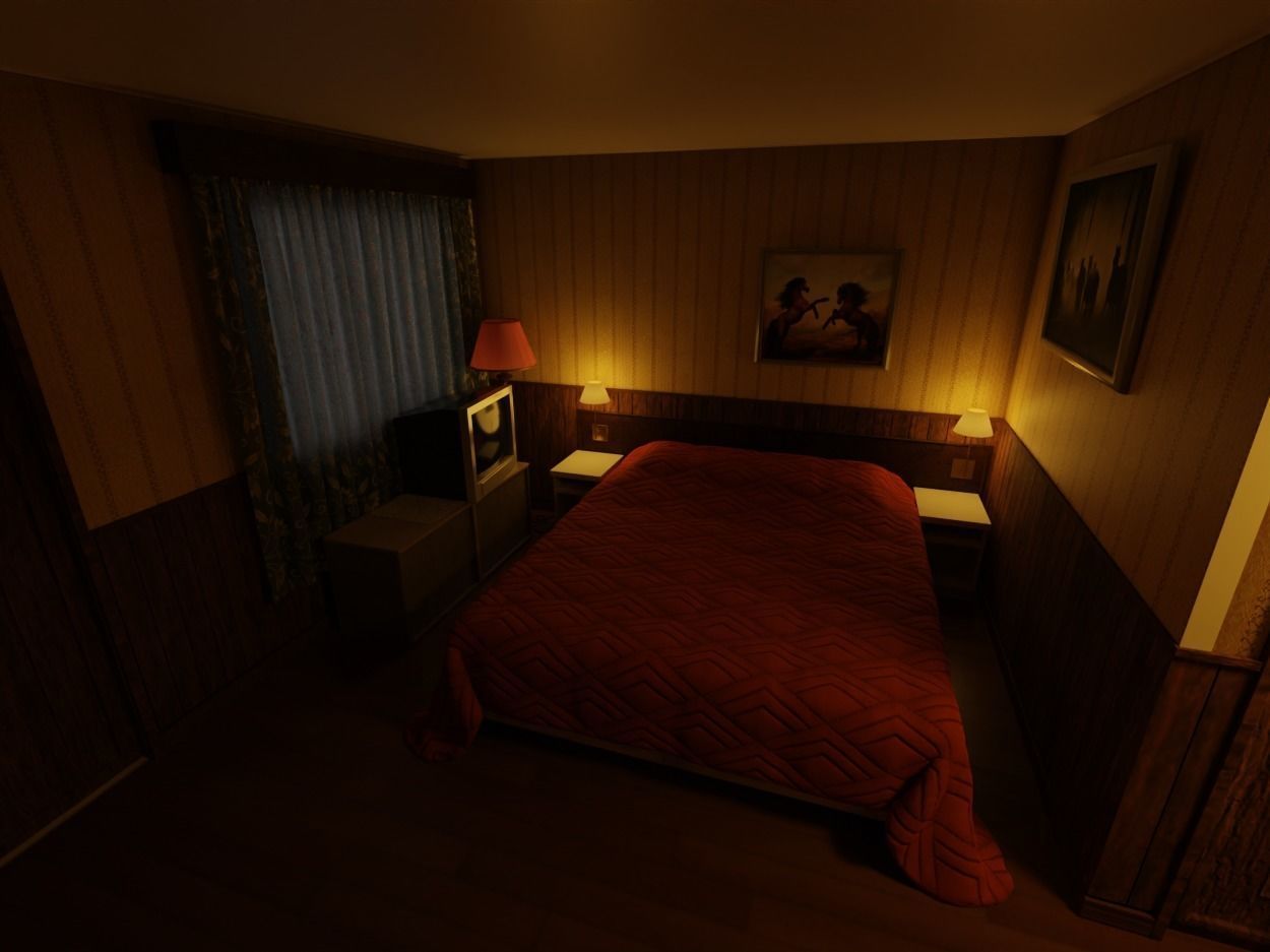 Motel Room 108 3D model_7