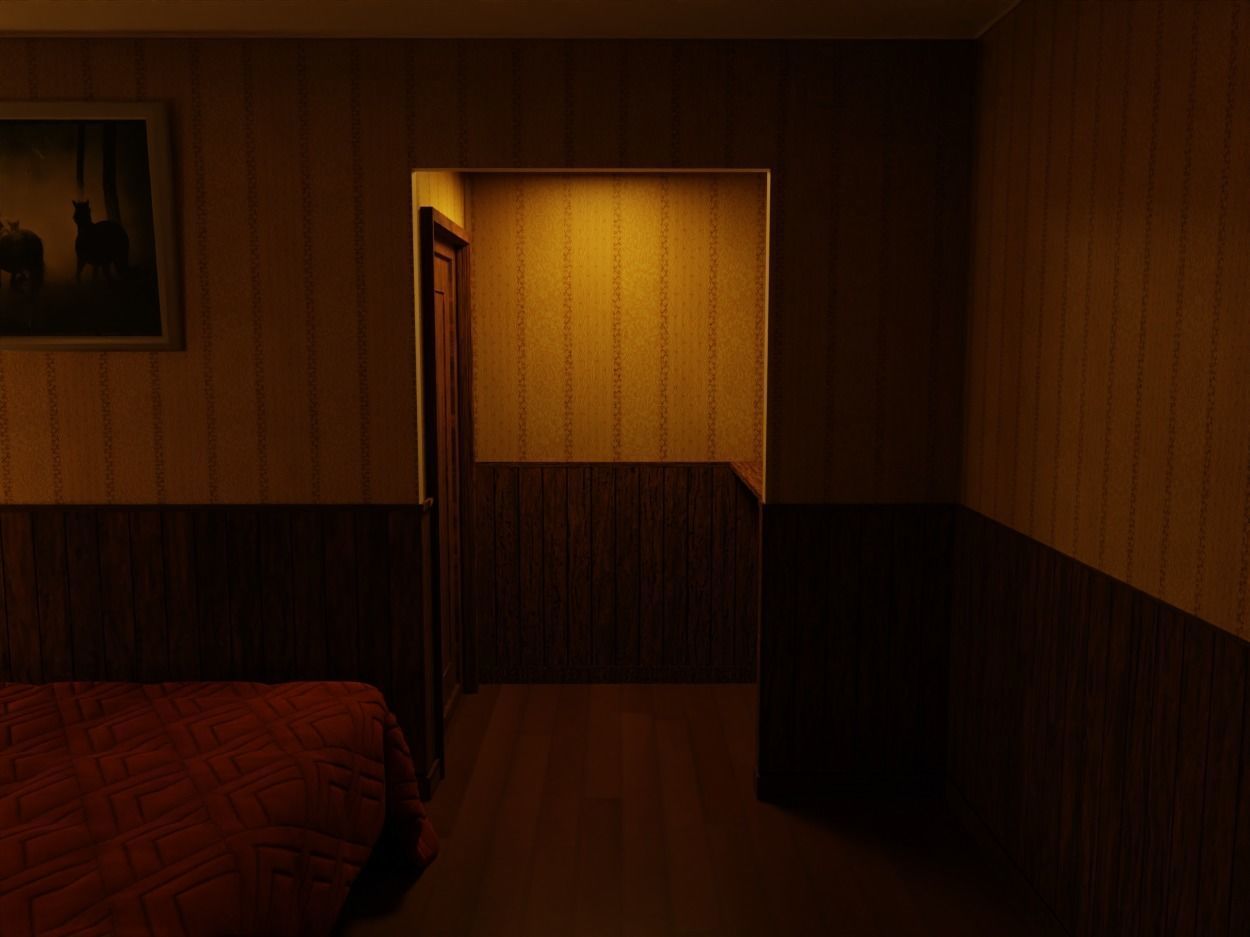 Motel Room 108 3D model_5