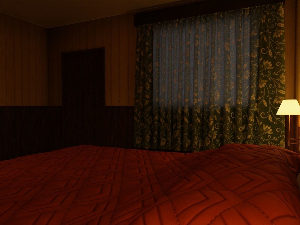 Motel Room 108 3D model_4