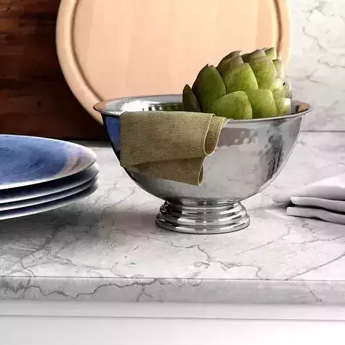 Emmie-Rose Hammered Salad Bowl