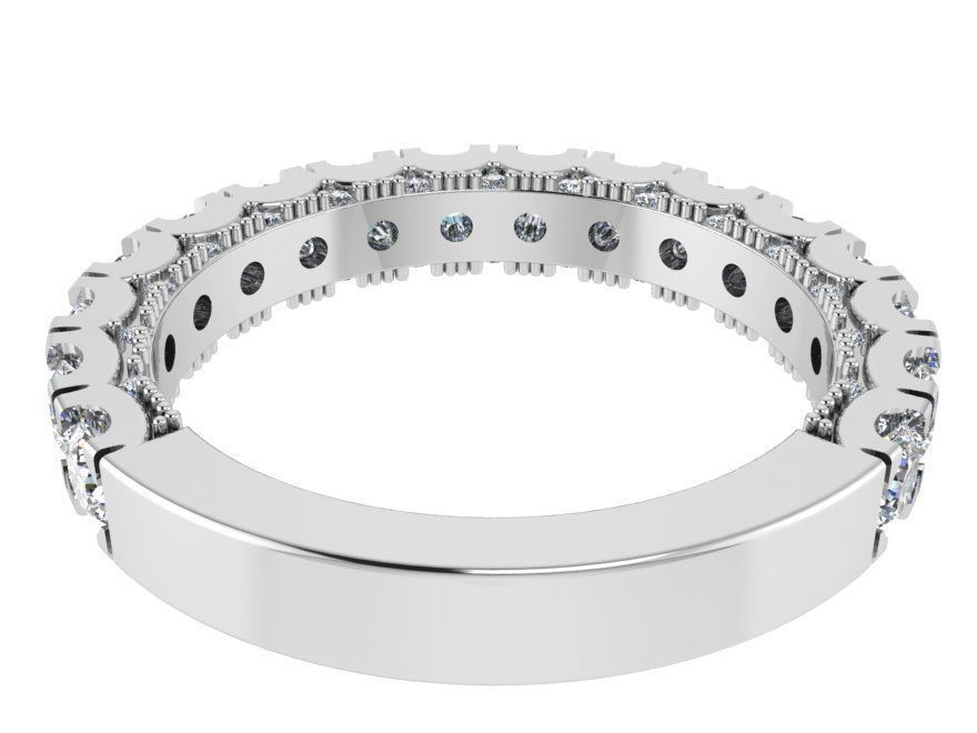 Round Oval Diamond ring 1799 3D print model 3D print model_3