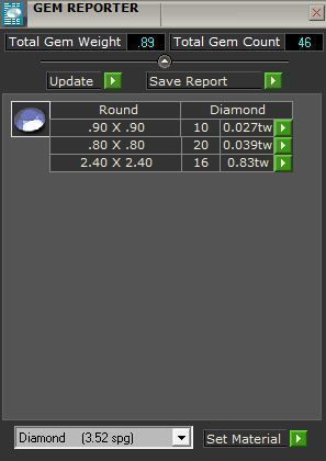 Round Oval Diamond ring 1799 3D print model 3D print model_8
