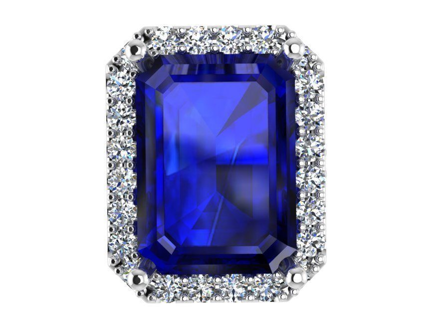 Round Cluster Ring  1801  3D print model 3D print model_2