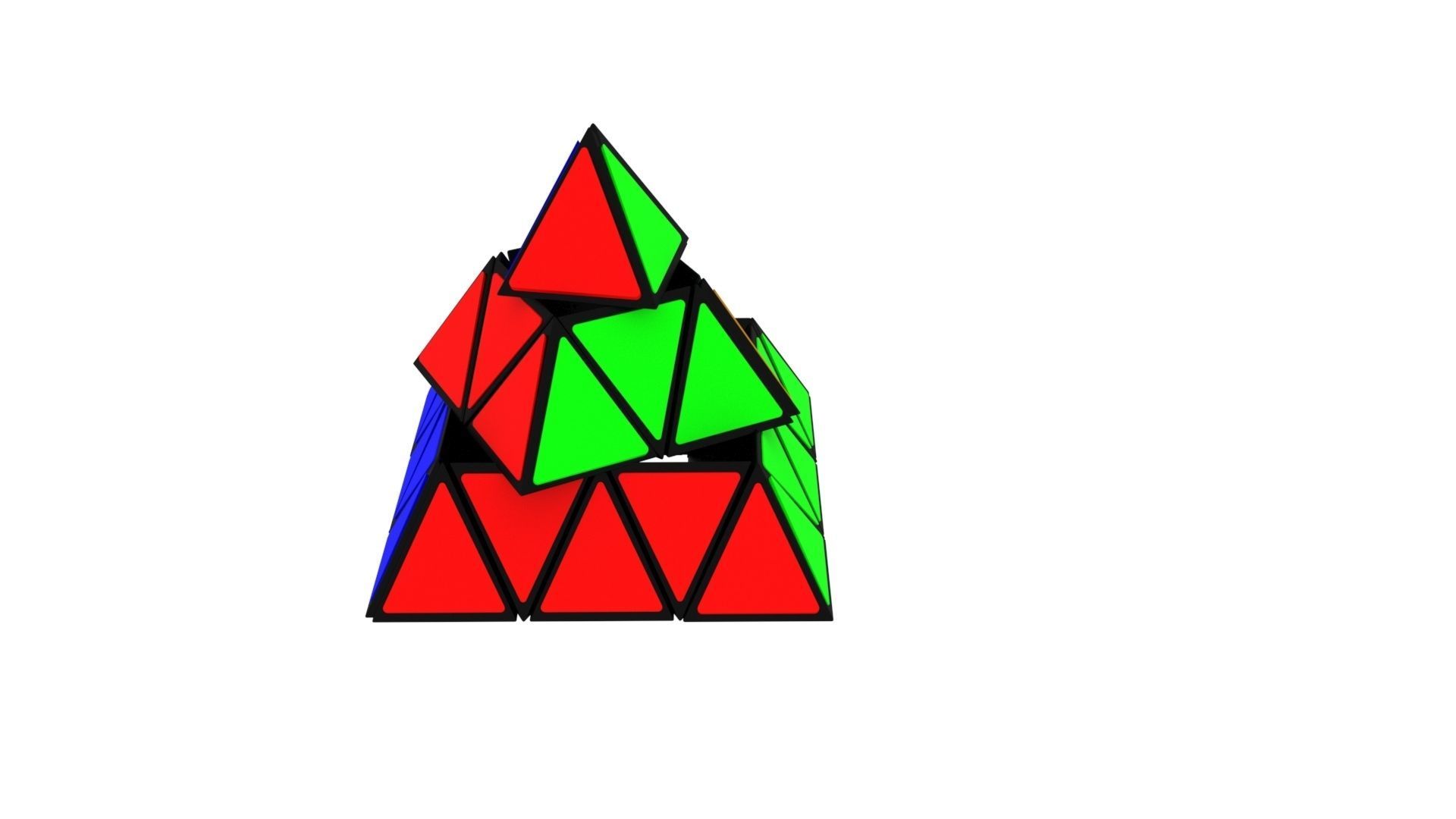 Pyraminx 3D model_7