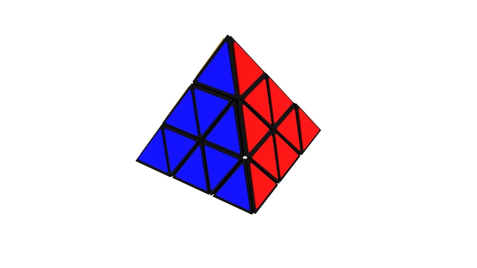 Pyraminx 3D model_4