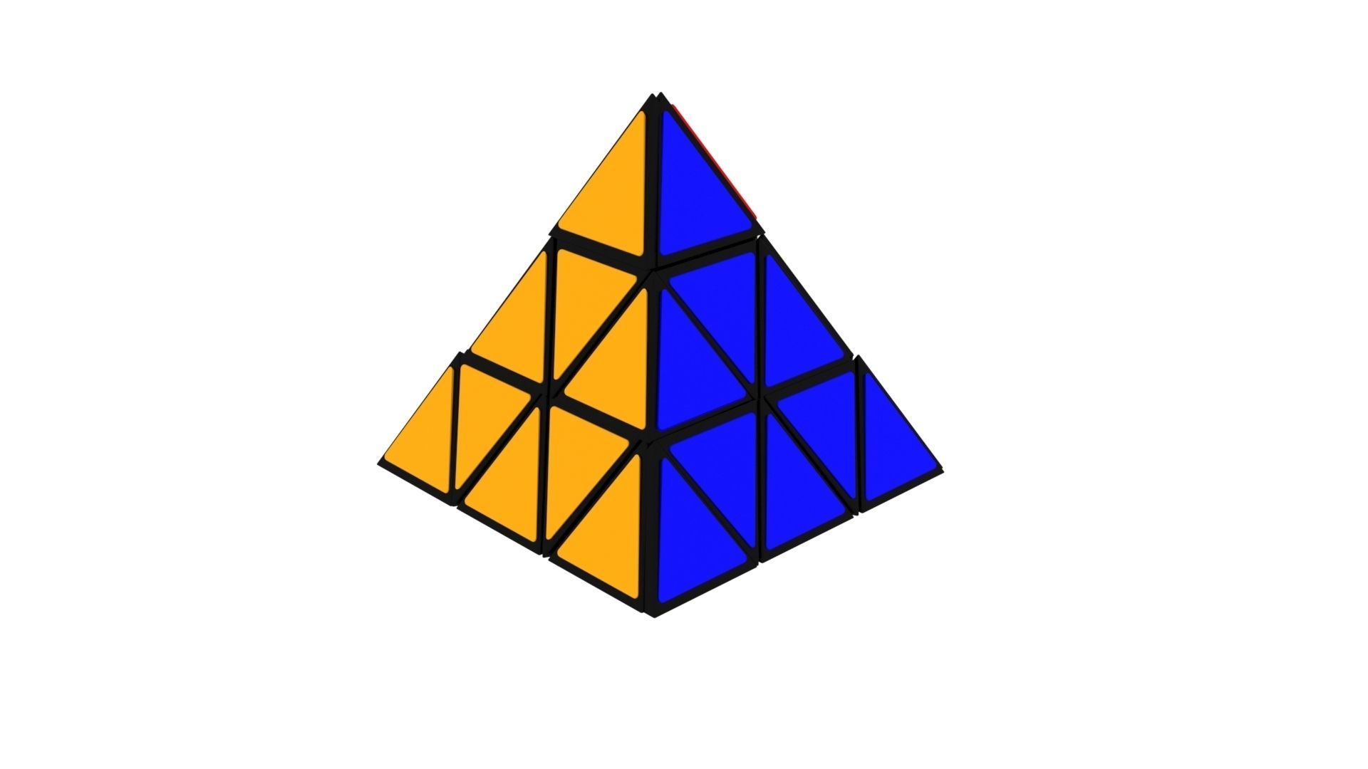 Pyraminx 3D model_3
