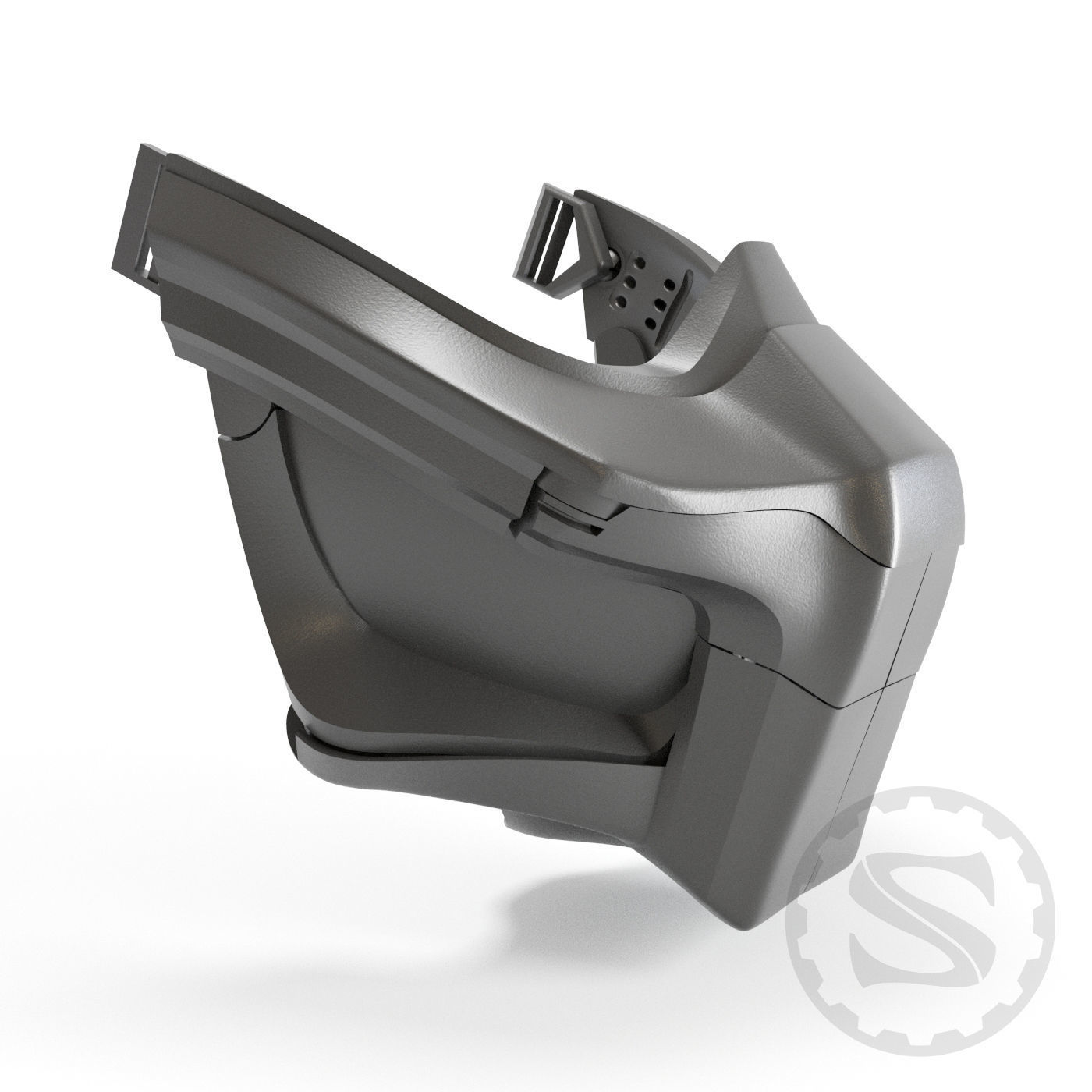 The Predator Inspired Mechanized Mask  3D print model_5