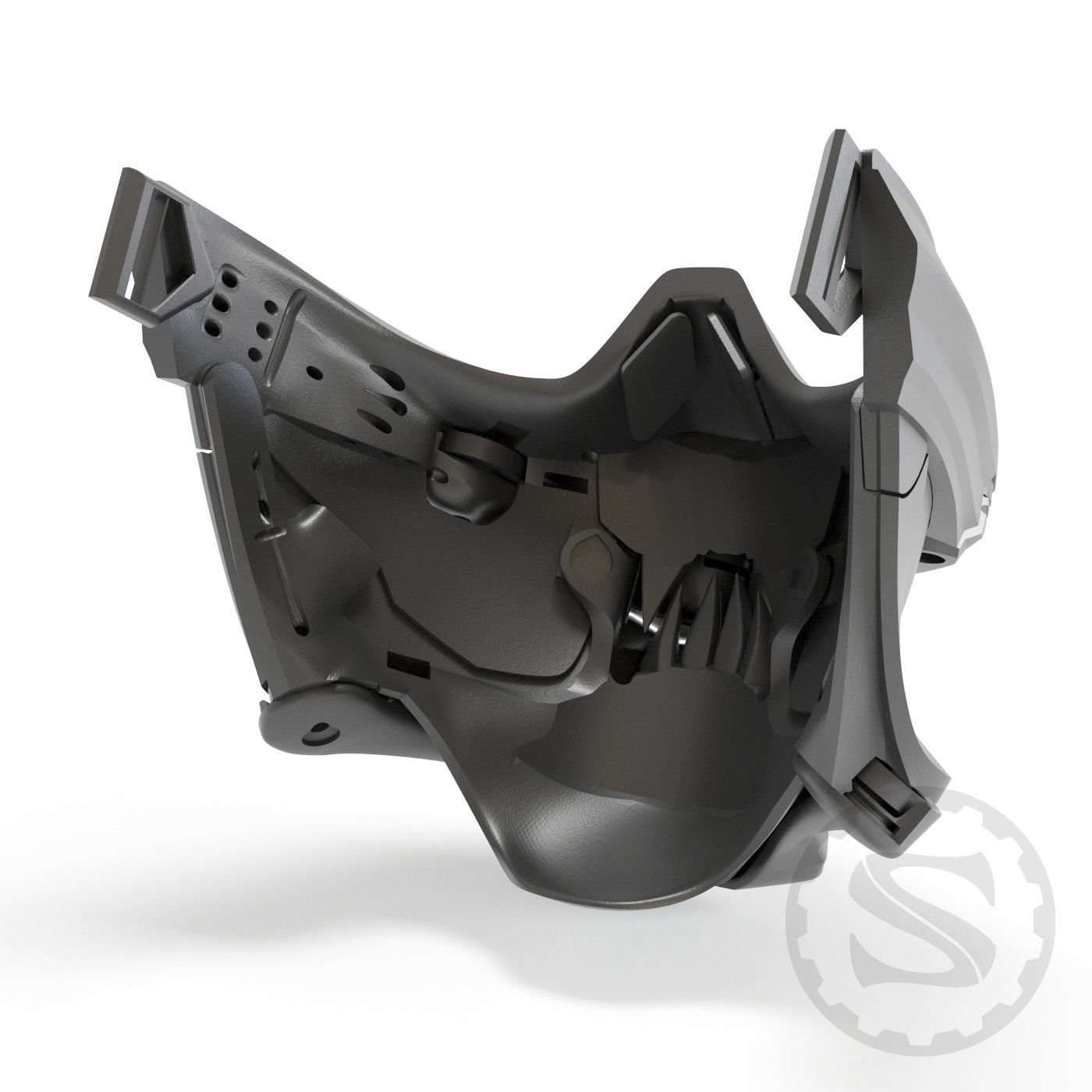 The Predator Inspired Mechanized Mask  3D print model_6