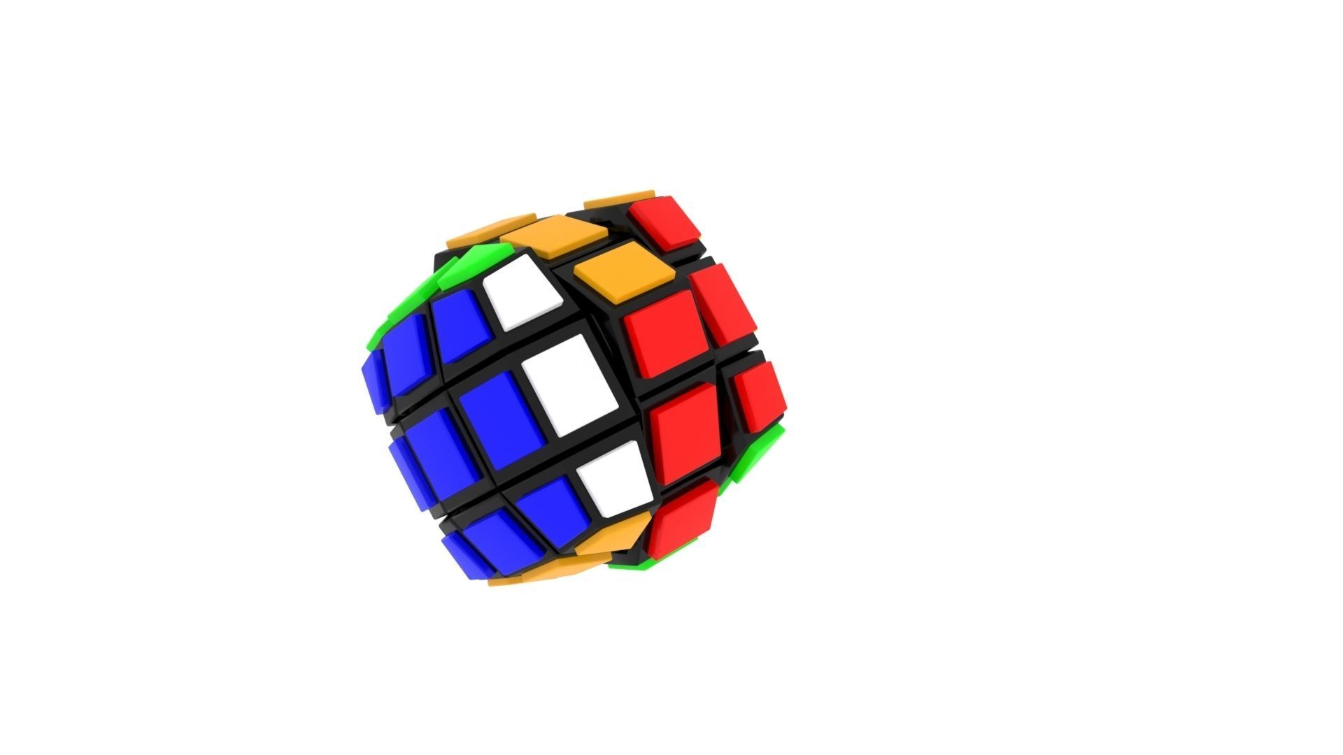 Feliks Pillow Cube 3D model_7