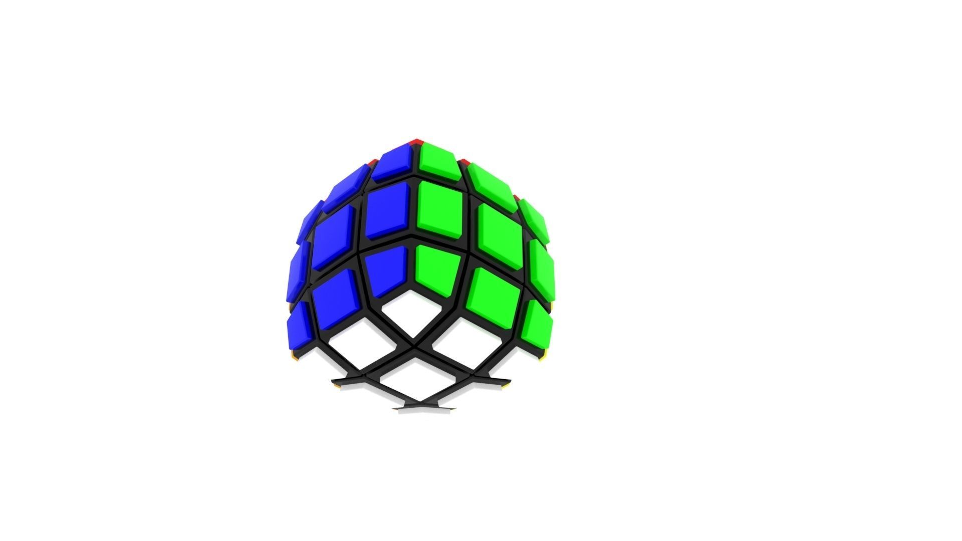 Feliks Pillow Cube 3D model_4