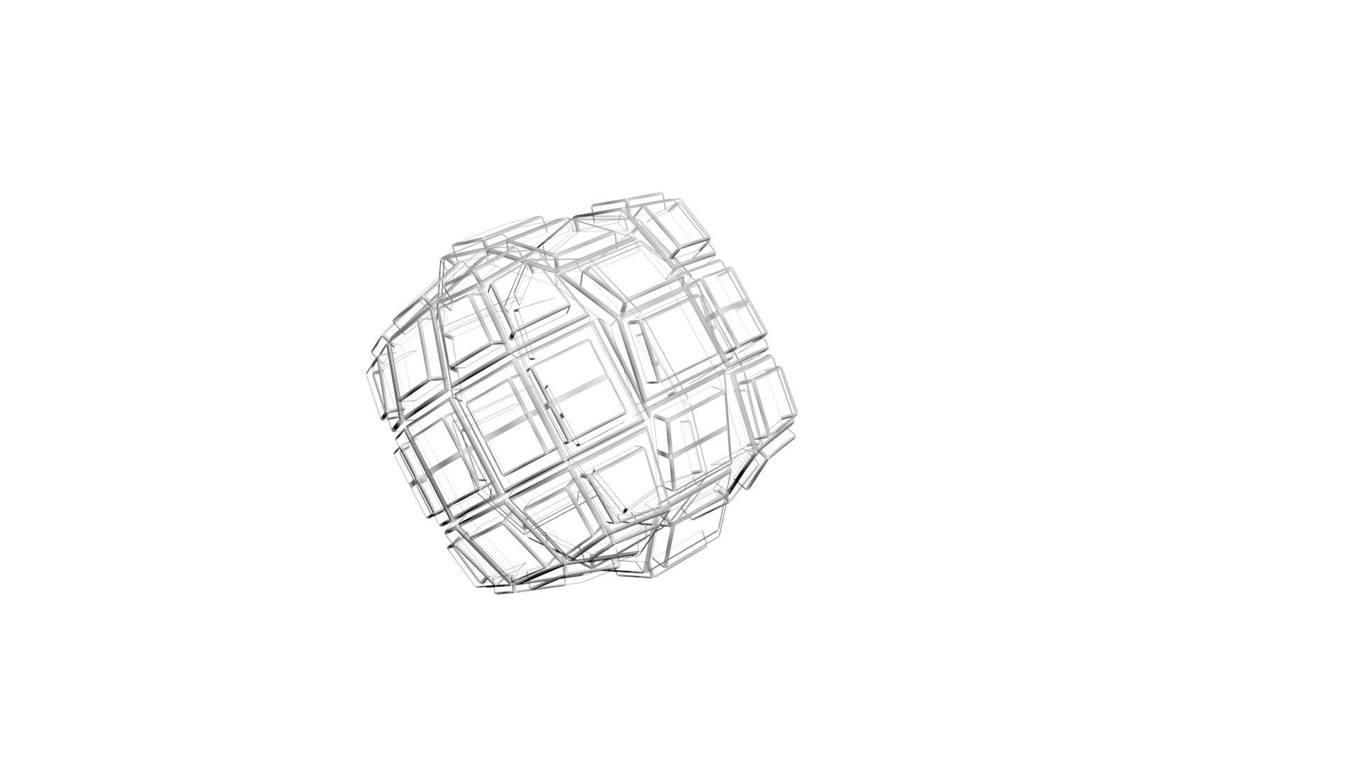 Feliks Pillow Cube 3D model_11