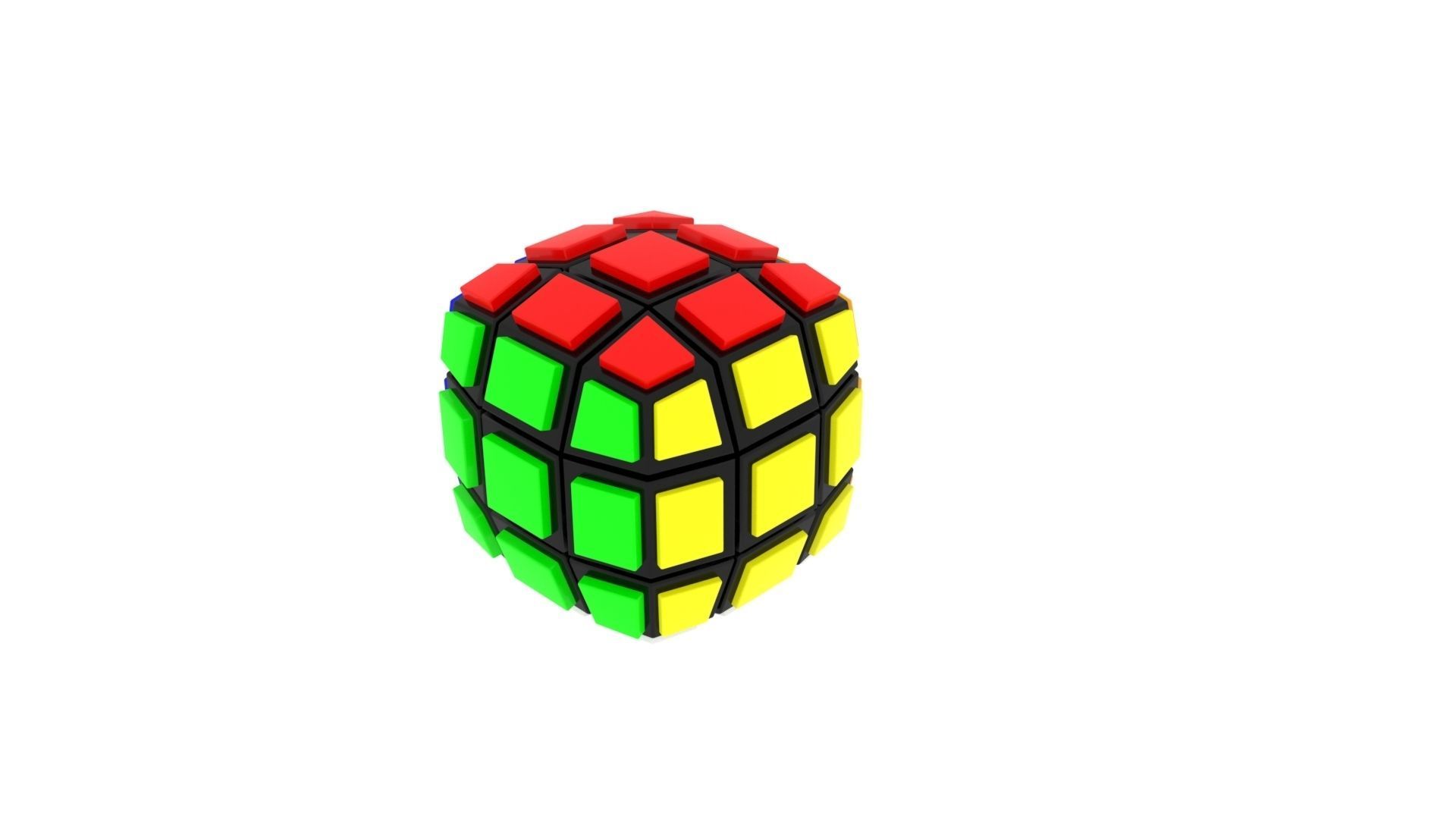 Feliks Pillow Cube 3D model_1