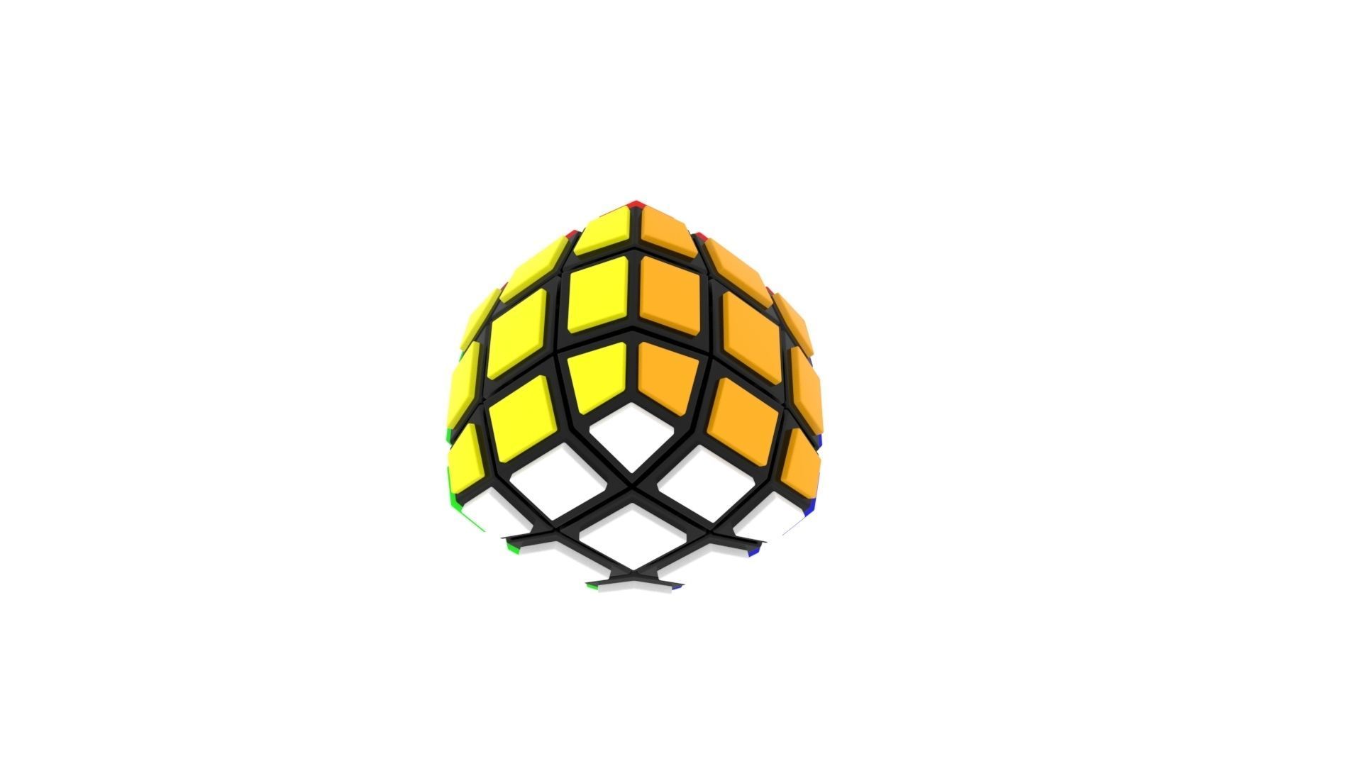 Feliks Pillow Cube 3D model_3