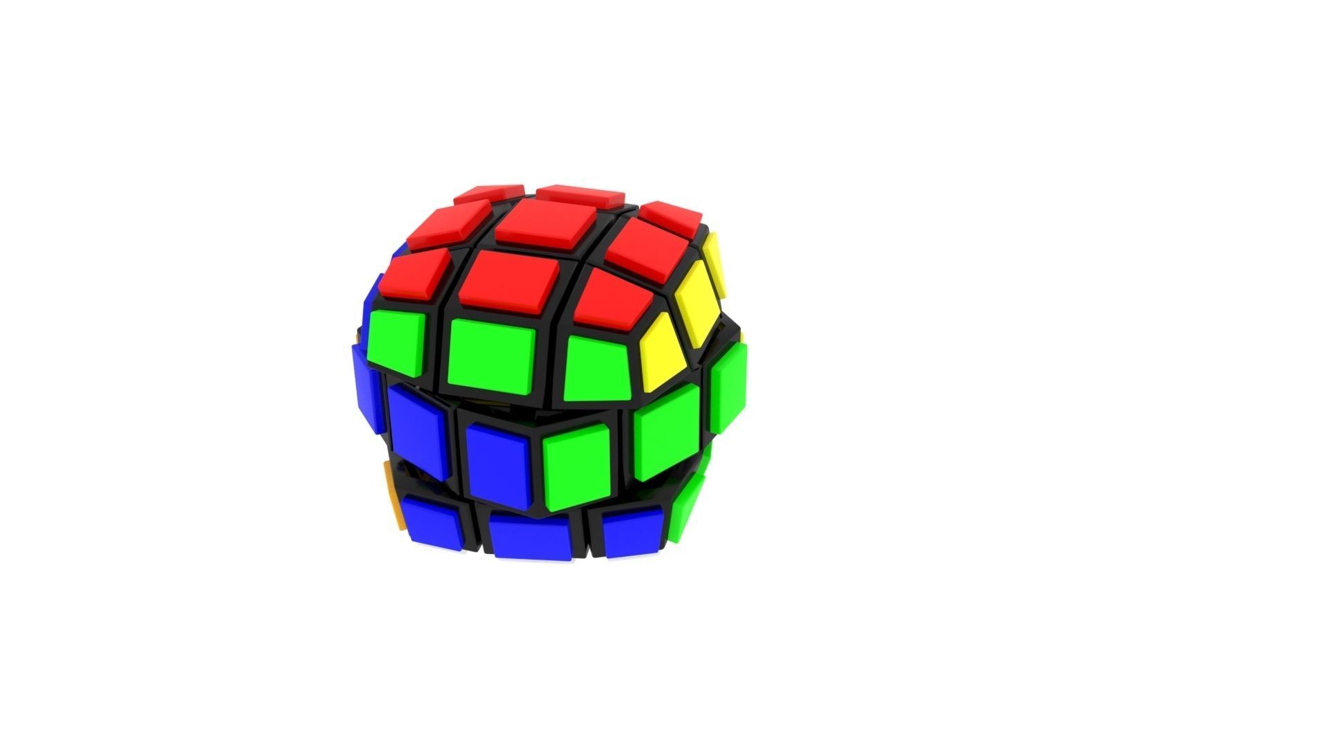 Feliks Pillow Cube 3D model_6