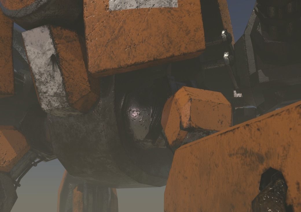 Crab Sentry Drone 3D model_2