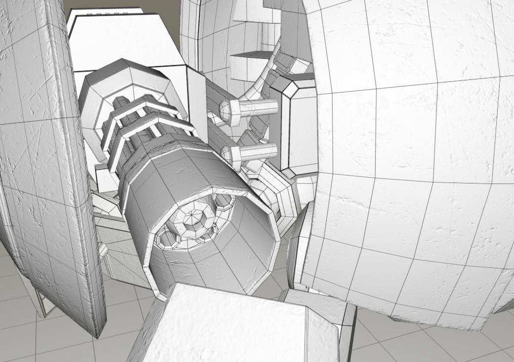 Crab Sentry Drone 3D model_7