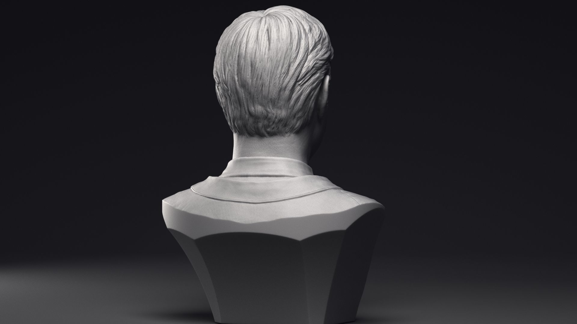 DeForest Kelley as Dr Leonard McCoy Bust Printable 3D Model 3D print model_22