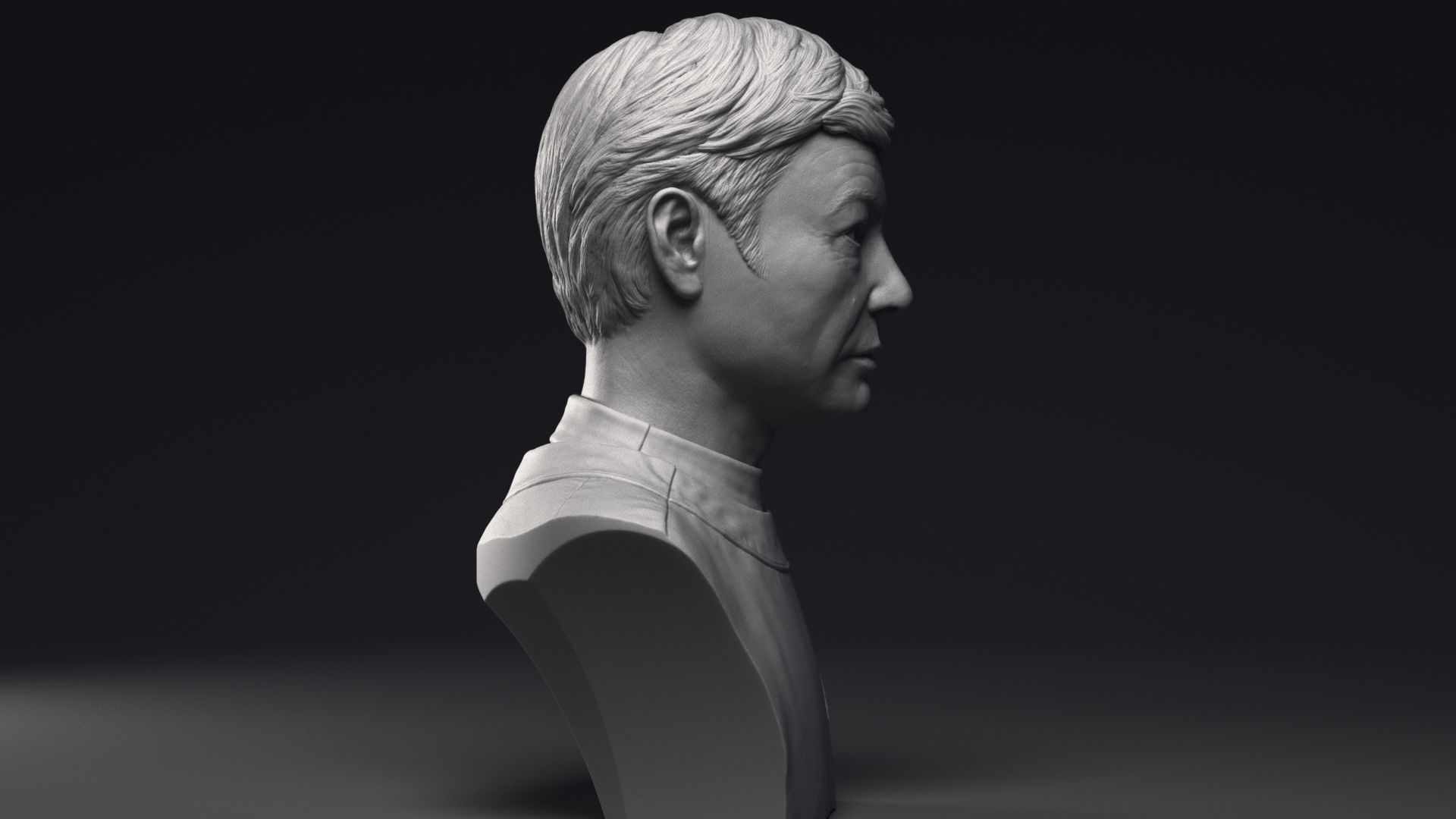 DeForest Kelley as Dr Leonard McCoy Bust Printable 3D Model 3D print model_25