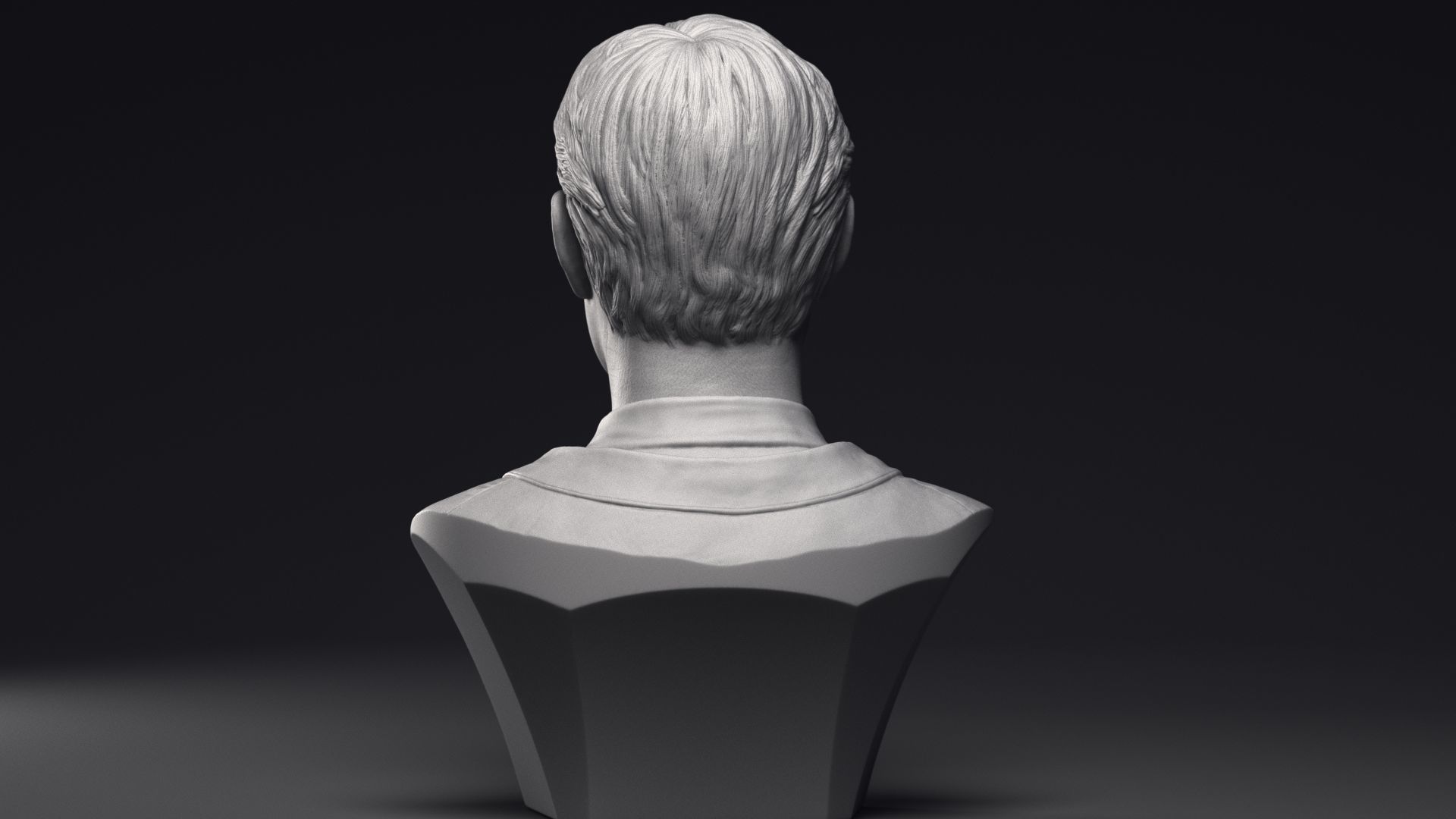 DeForest Kelley as Dr Leonard McCoy Bust Printable 3D Model 3D print model_21
