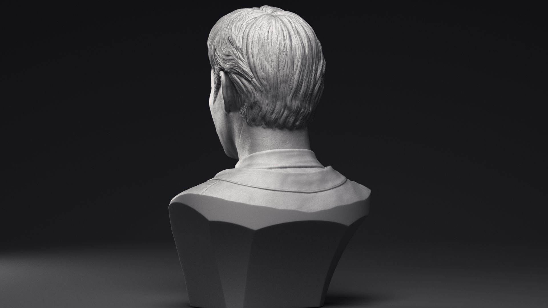 DeForest Kelley as Dr Leonard McCoy Bust Printable 3D Model 3D print model_20