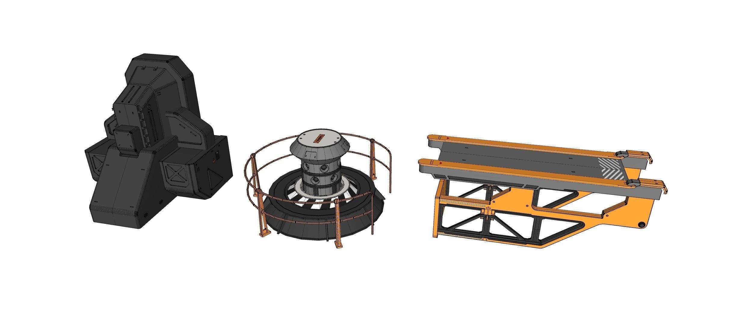 sci-fi Architecture kitbash 40 3D model_21