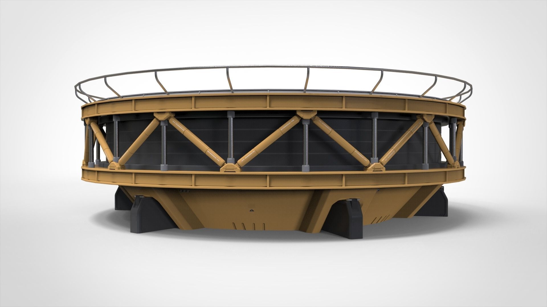 sci-fi Architecture kitbash 40 3D model_9