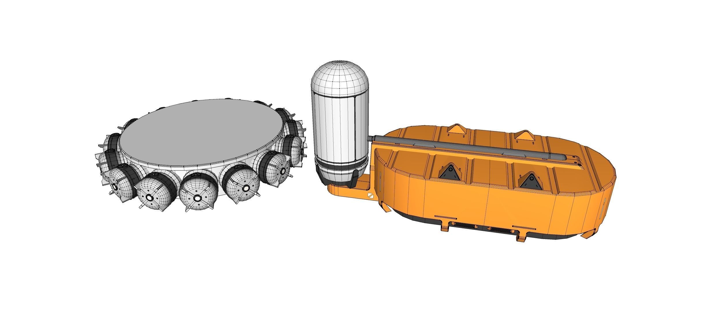 sci-fi Architecture kitbash 40 3D model_27