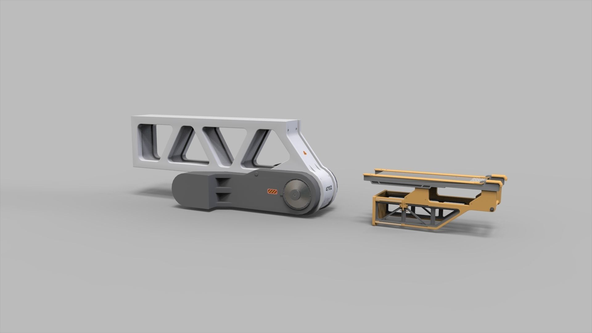 sci-fi Architecture kitbash 40 3D model_16