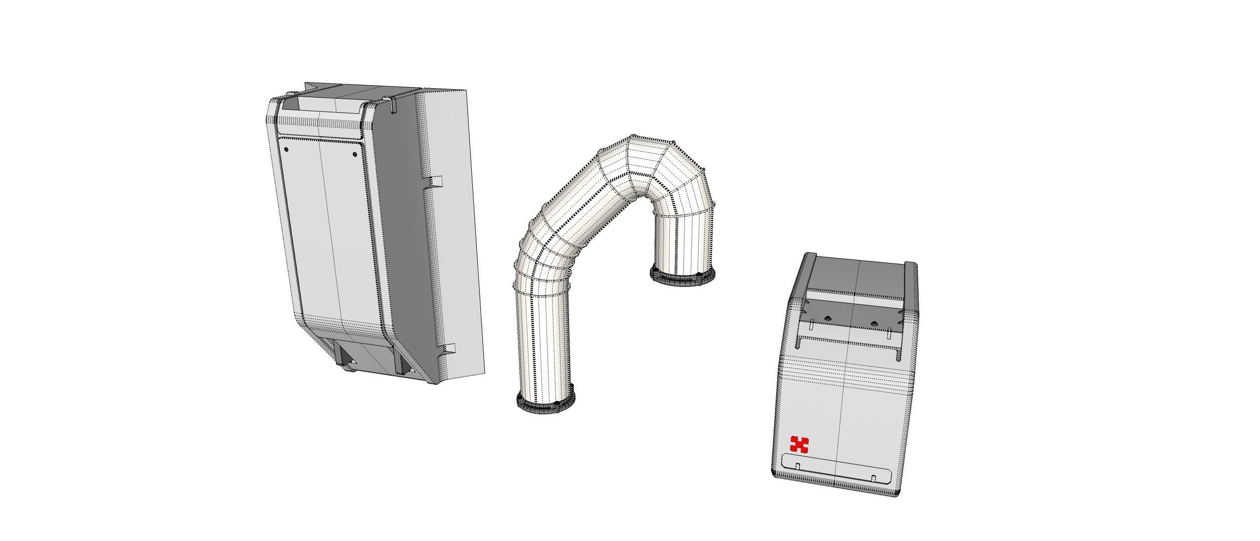 sci-fi Architecture kitbash 40 3D model_25