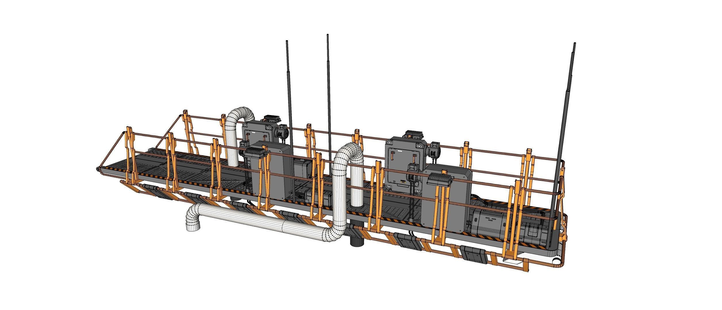 sci-fi Architecture kitbash 40 3D model_24