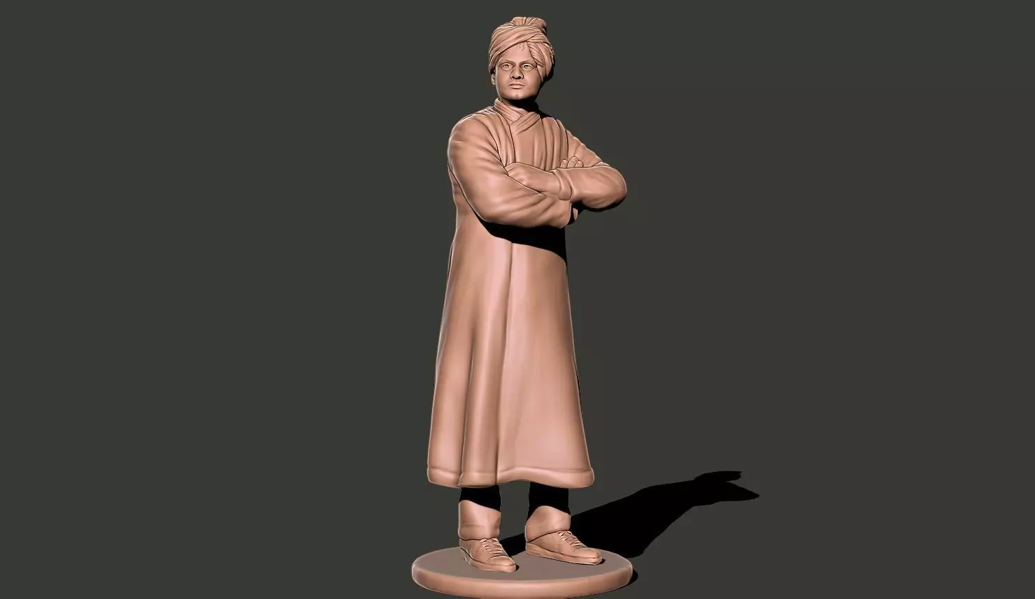 Swami Vivekananda 3D print model 3D print model_0