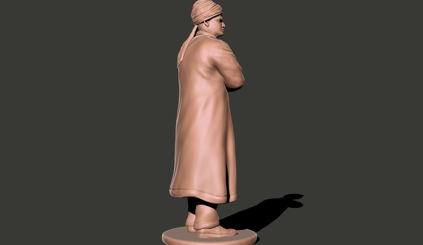 Swami Vivekananda 3D print model 3D print model_4