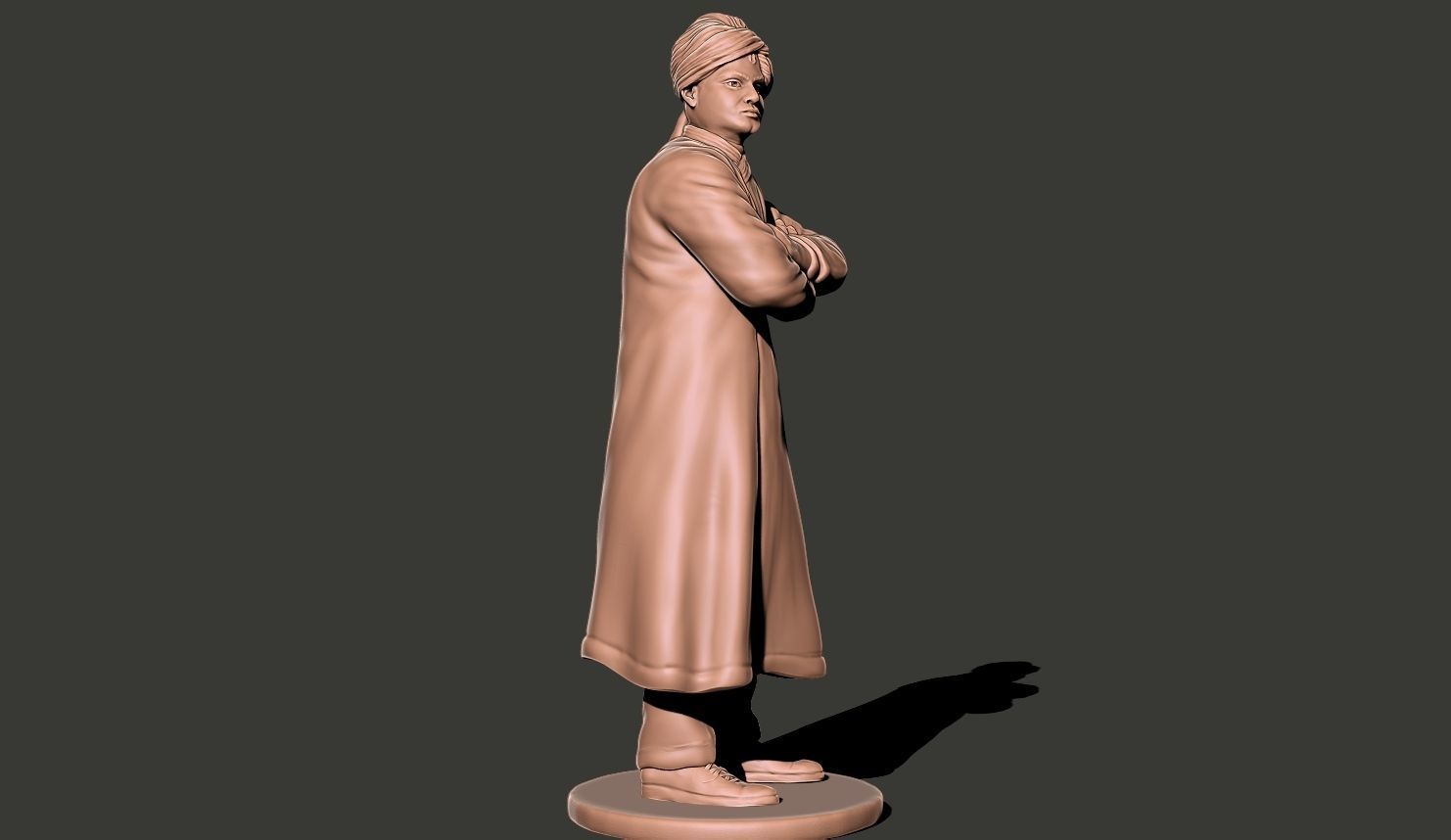 Swami Vivekananda 3D print model 3D print model_5
