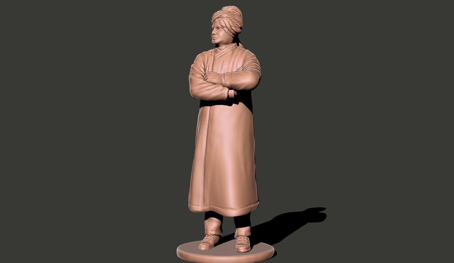 Swami Vivekananda 3D print model 3D print model_1