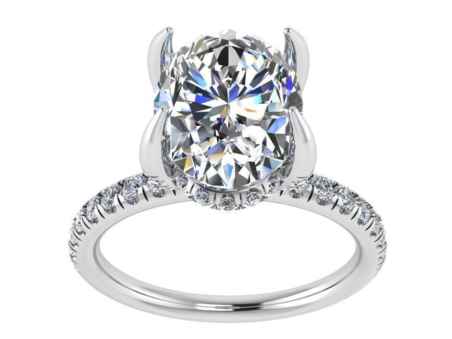 Crystal ring 1812 3D print model 3D print model_2