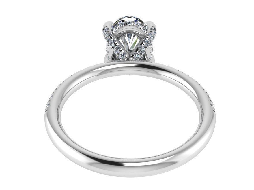 Crystal ring 1812 3D print model 3D print model_3