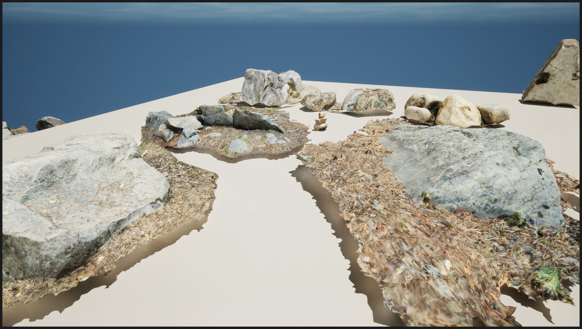 Realistic Rock Collection group of rocks Low-poly 3D model_3