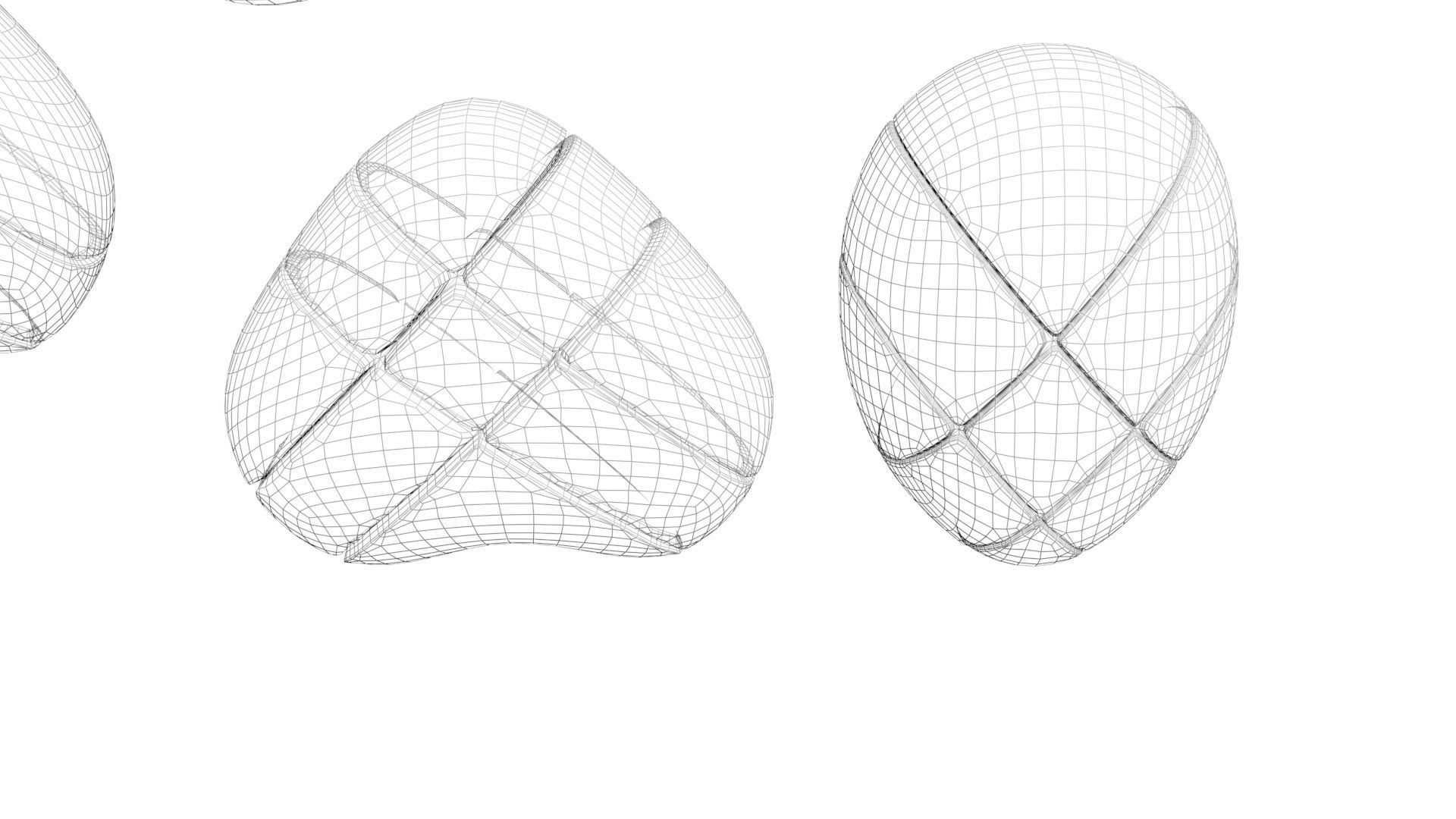 Heart Cubes and Morph Eggs Set 3D model_19