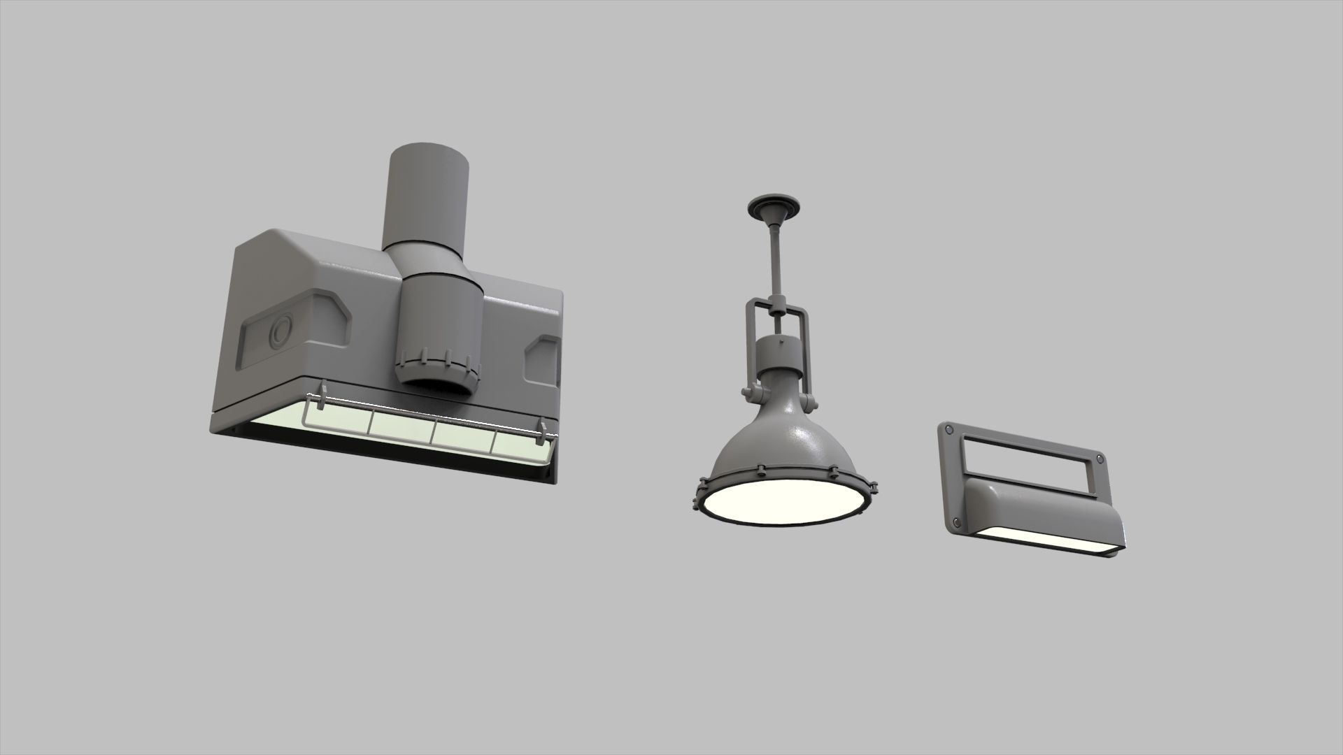sci fi lighting 8 3D model_13