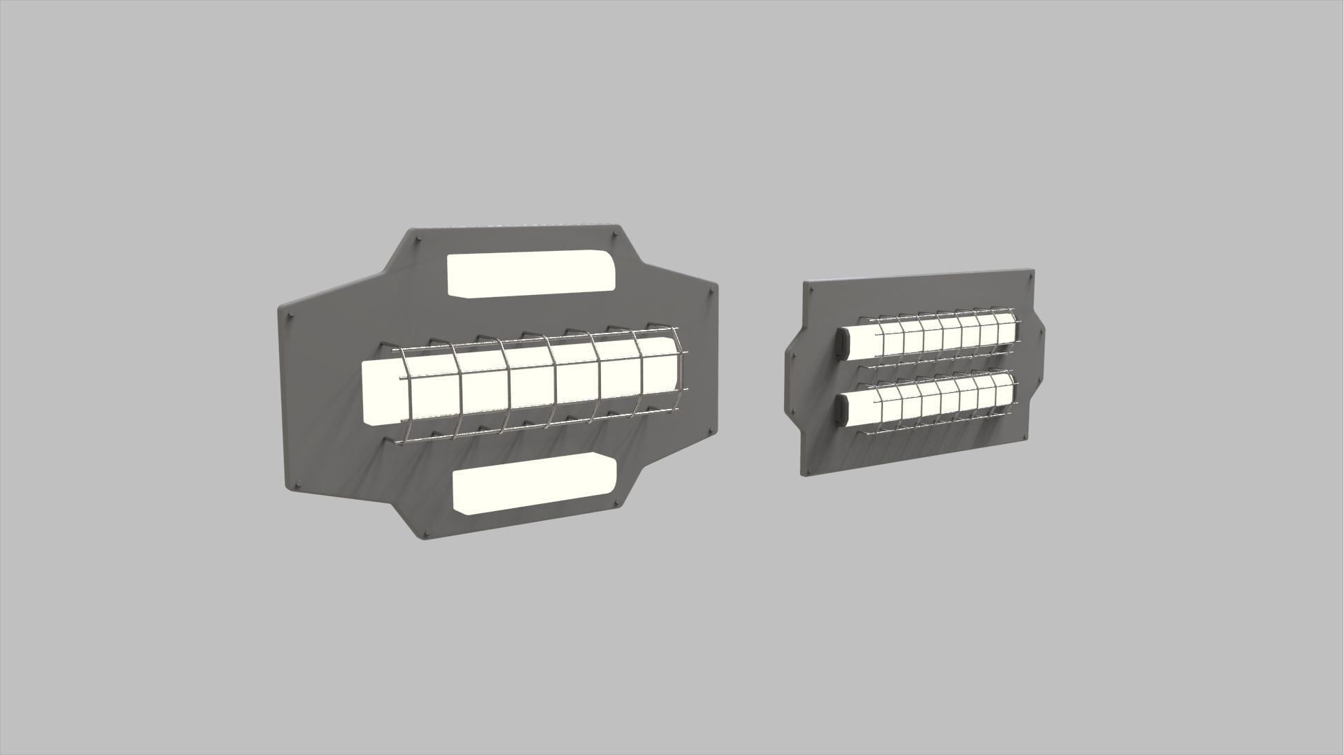 sci fi lighting 8 3D model_8