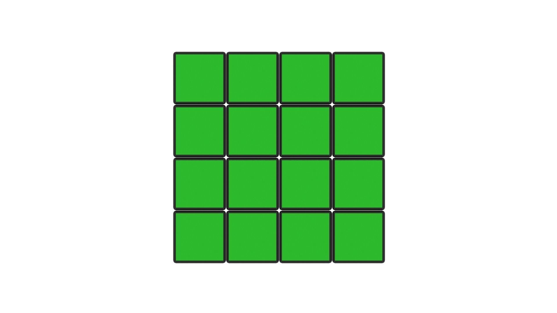 Rubiks Cube 4x4x4 3D model_29