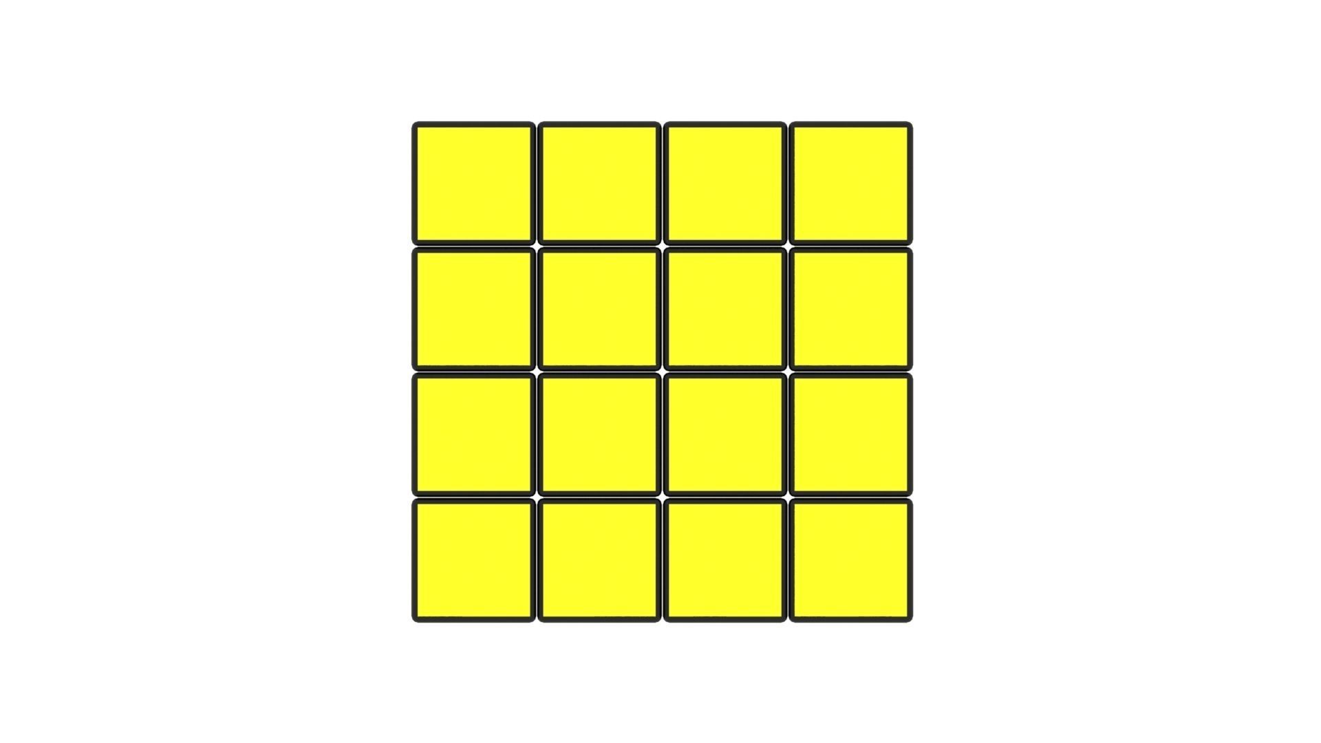 Rubiks Cube 4x4x4 3D model_11