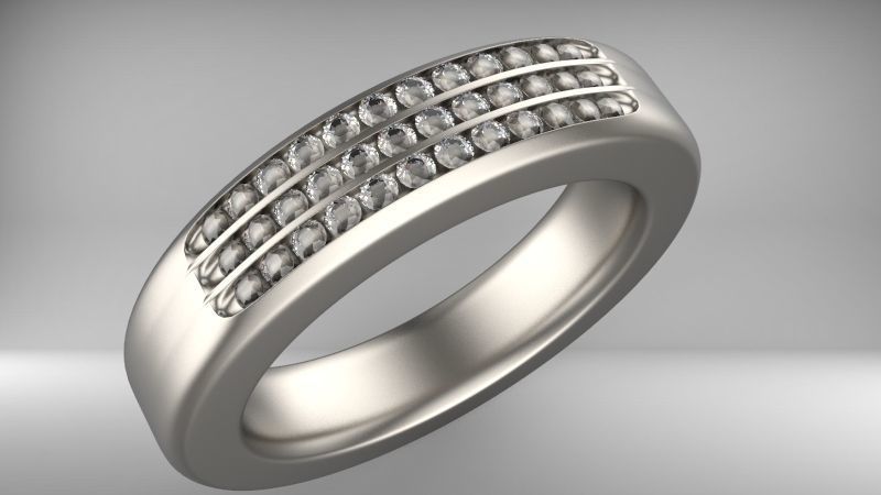 Khmer Rings Diamond 3D print model_2