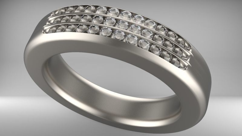Khmer Rings Diamond 3D print model_1