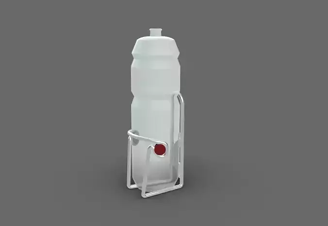 Bicycle Bottle Cage and Bottle 