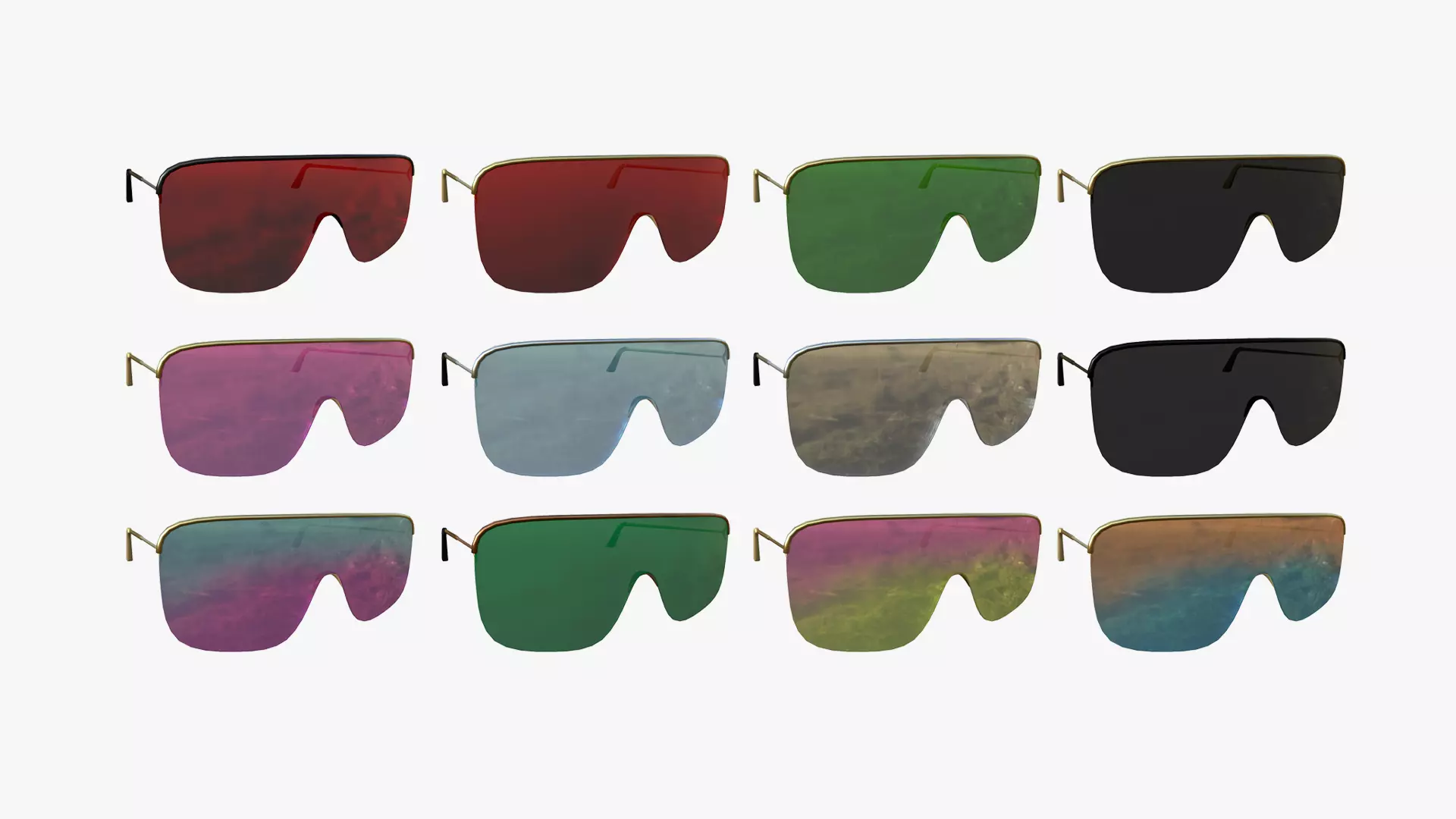 12 Sunglasses I Collection - Character Design Fashion _0